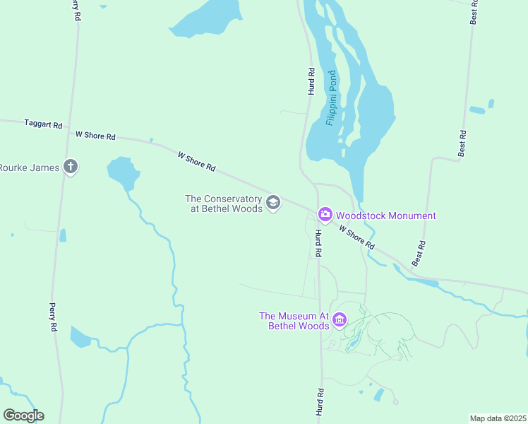 map of restaurants, bars, coffee shops, grocery stores, and more near 597 West Shore Road Tr 86 in Bethel
