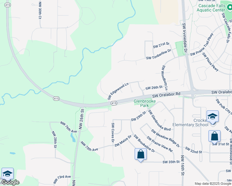 map of restaurants, bars, coffee shops, grocery stores, and more near 3605 Southwest Edgewood Lane in Ankeny