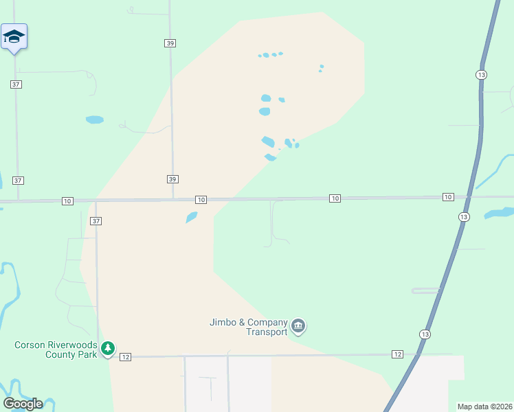 map of restaurants, bars, coffee shops, grocery stores, and more near 12226 County Road 10 in Middlebury