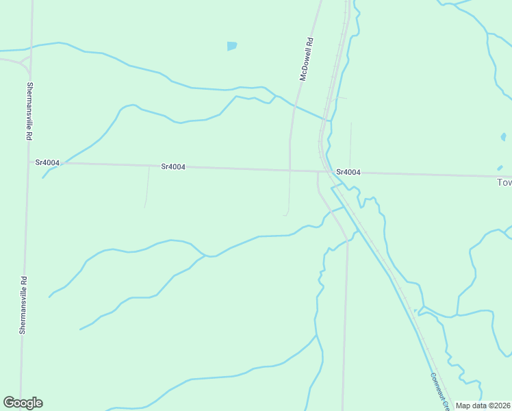 map of restaurants, bars, coffee shops, grocery stores, and more near 8979 Dicksonburg Road in Linesville