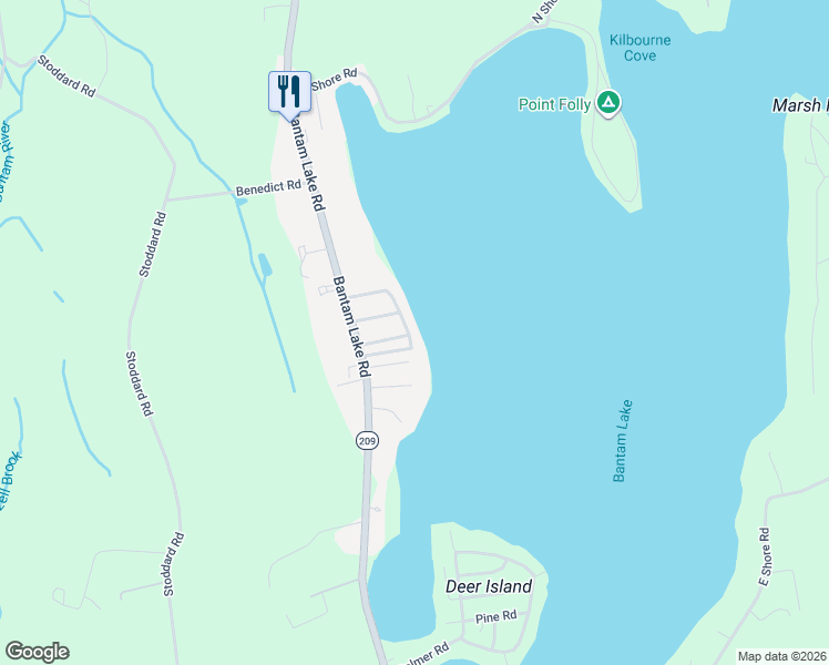 map of restaurants, bars, coffee shops, grocery stores, and more near 26 Brunetto Grove in Morris