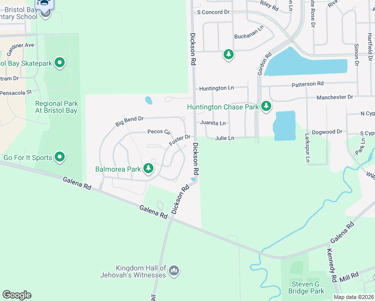 map of restaurants, bars, coffee shops, grocery stores, and more near 2626 Cielo Court in Montgomery
