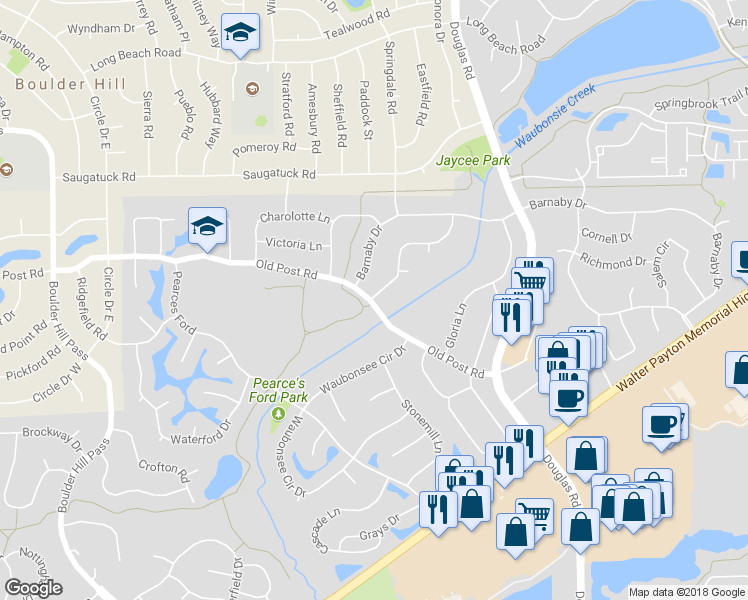 map of restaurants, bars, coffee shops, grocery stores, and more near 200 Mondovi Drive in Oswego