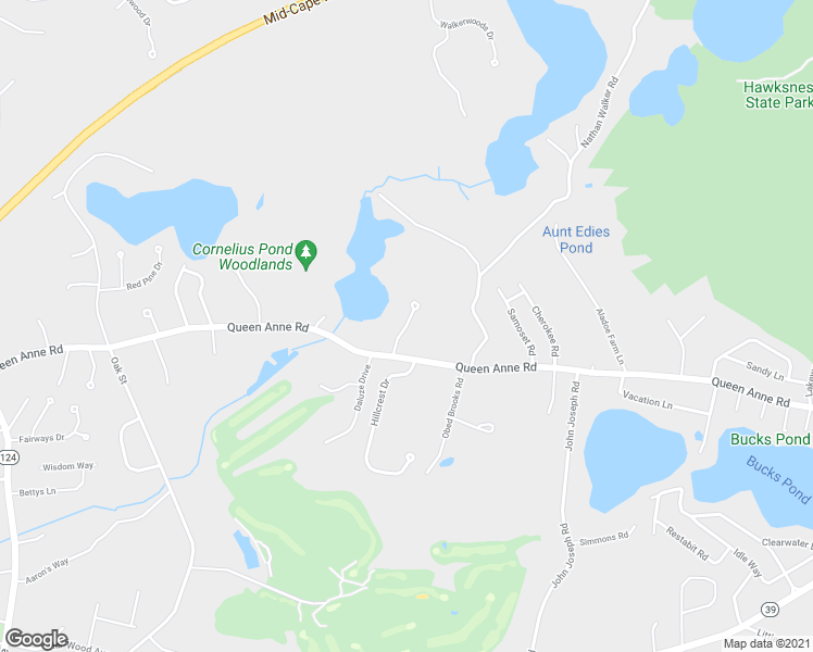 map of restaurants, bars, coffee shops, grocery stores, and more near 7 Eldridge Pond Road in Harwich