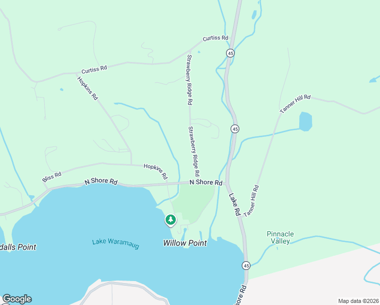 map of restaurants, bars, coffee shops, grocery stores, and more near 14 Strawberry Ridge Road in Warren
