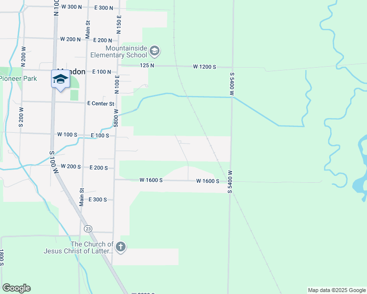 map of restaurants, bars, coffee shops, grocery stores, and more near 146 South 380 East in Mendon