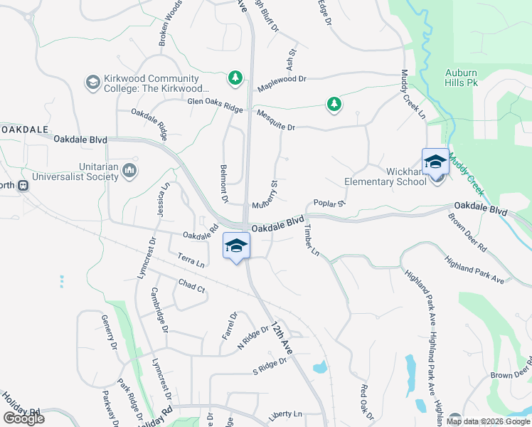 map of restaurants, bars, coffee shops, grocery stores, and more near 695 Oakdale Boulevard in Coralville