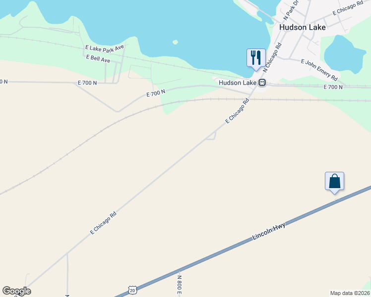 map of restaurants, bars, coffee shops, grocery stores, and more near 8037 East Chicago Road in New Carlisle