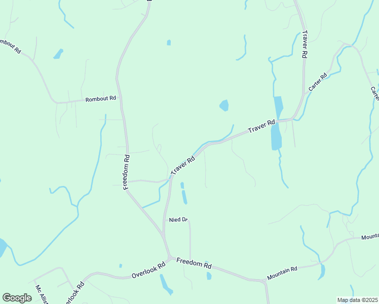 map of restaurants, bars, coffee shops, grocery stores, and more near 35 Traver Road in Pleasant Valley