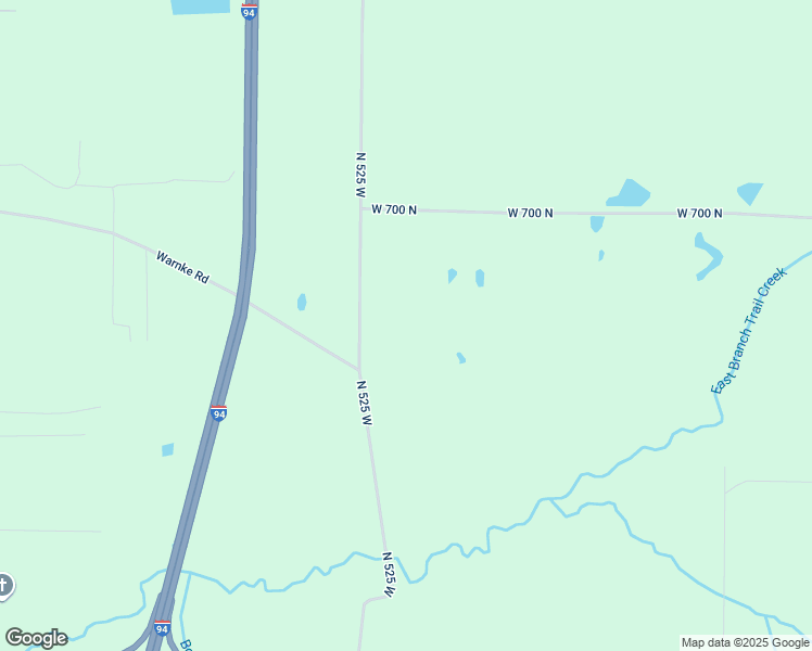 map of restaurants, bars, coffee shops, grocery stores, and more near 6713 North 525 West in Michigan City