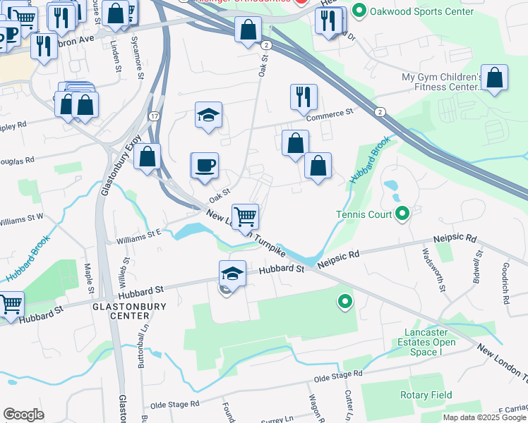 Flanagan Drive, Glastonbury Center CT Walk Score
