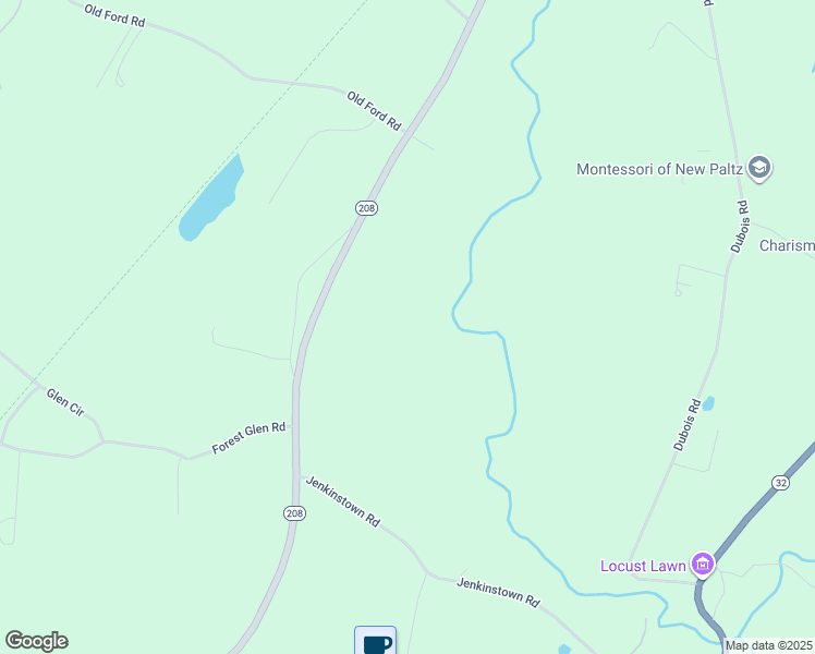 map of restaurants, bars, coffee shops, grocery stores, and more near 320 New York 208 in New Paltz