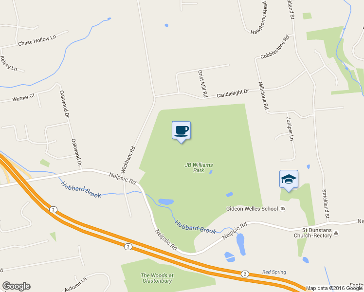 map of restaurants, bars, coffee shops, grocery stores, and more near in Glastonbury