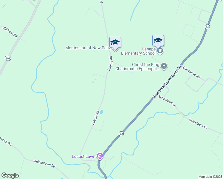 map of restaurants, bars, coffee shops, grocery stores, and more near 186 Dubois Rd in New Paltz
