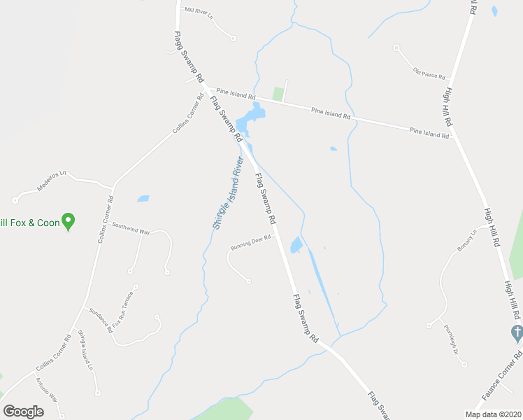 map of restaurants, bars, coffee shops, grocery stores, and more near 280 Flag Swamp Road in Dartmouth