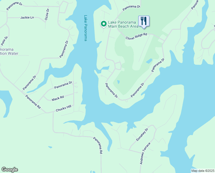 map of restaurants, bars, coffee shops, grocery stores, and more near 5074 Panorama Drive in Panora