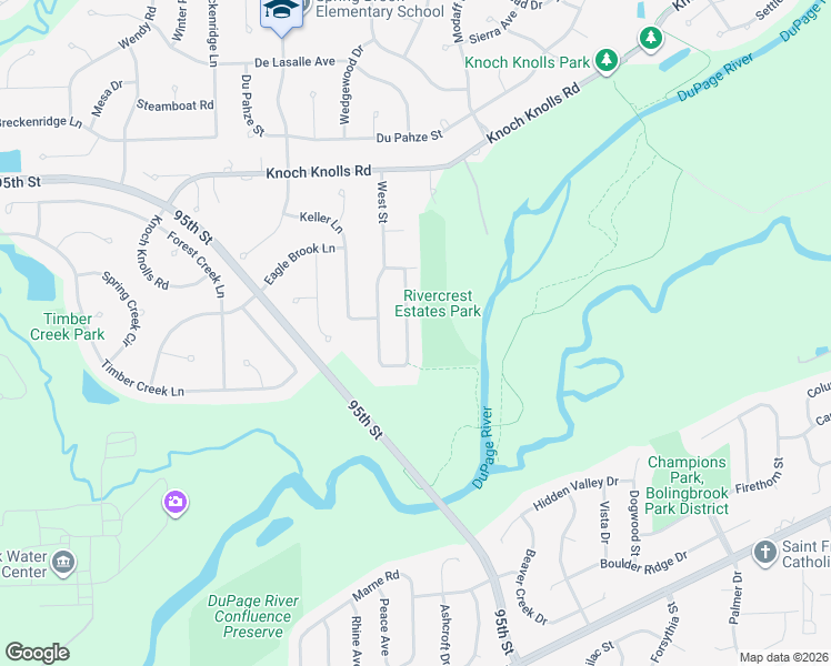 map of restaurants, bars, coffee shops, grocery stores, and more near 11S071 Sheri Avenue in Naperville