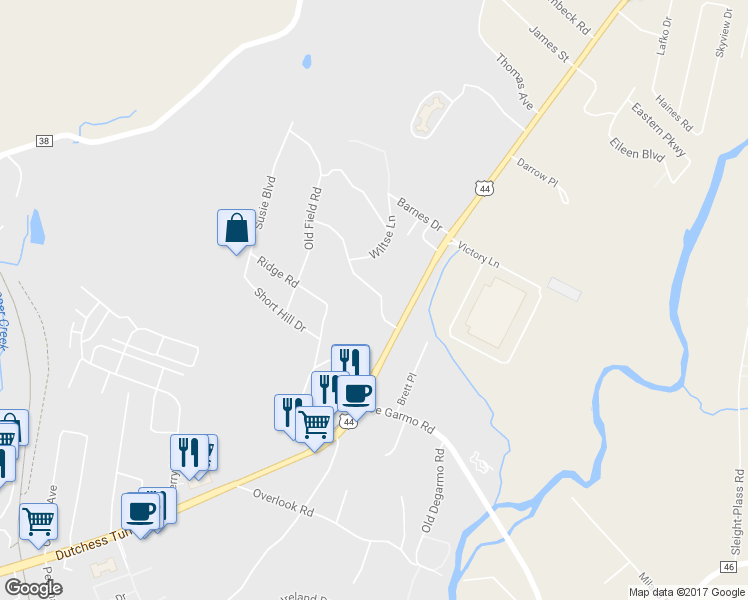 map of restaurants, bars, coffee shops, grocery stores, and more near 10 Edwin Road in Arlington