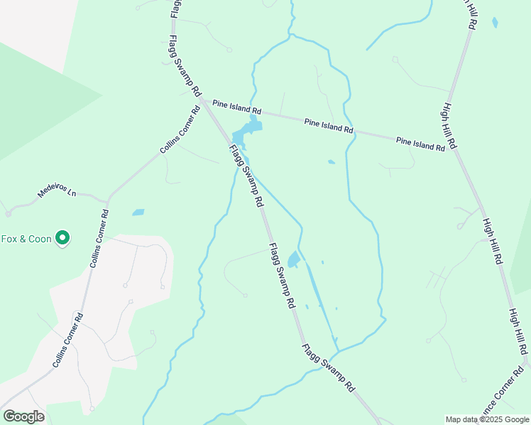 map of restaurants, bars, coffee shops, grocery stores, and more near 280 Flag Swamp Road in Dartmouth