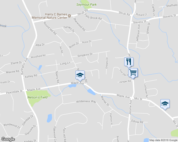 map of restaurants, bars, coffee shops, grocery stores, and more near 82 Rhoda Lane in Bristol