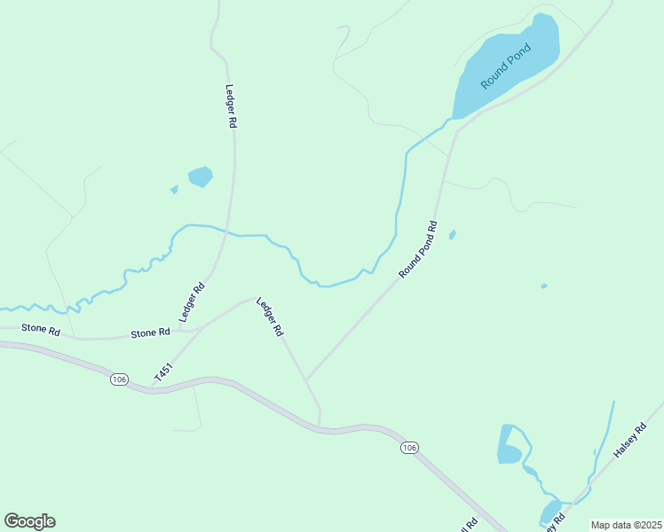 map of restaurants, bars, coffee shops, grocery stores, and more near 290 Ledger Road in Union Dale