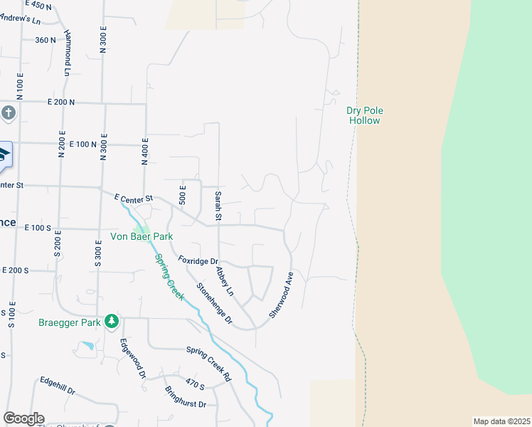 map of restaurants, bars, coffee shops, grocery stores, and more near 728 East 50 North in Providence