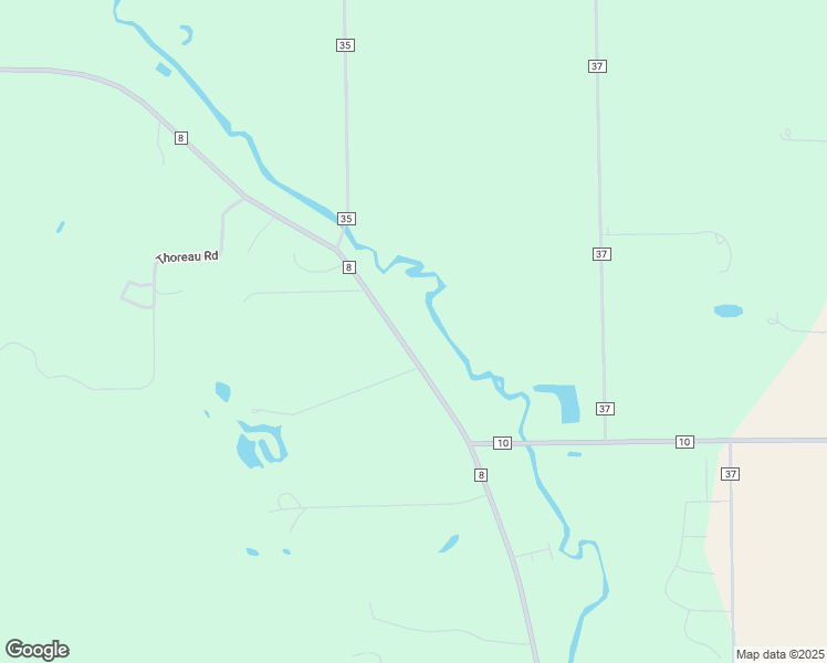 map of restaurants, bars, coffee shops, grocery stores, and more near 54342 County Road 8 in Middlebury