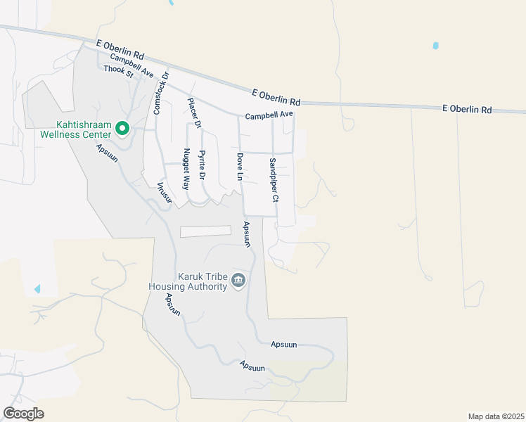 map of restaurants, bars, coffee shops, grocery stores, and more near 1601 Sandpiper Court in Yreka