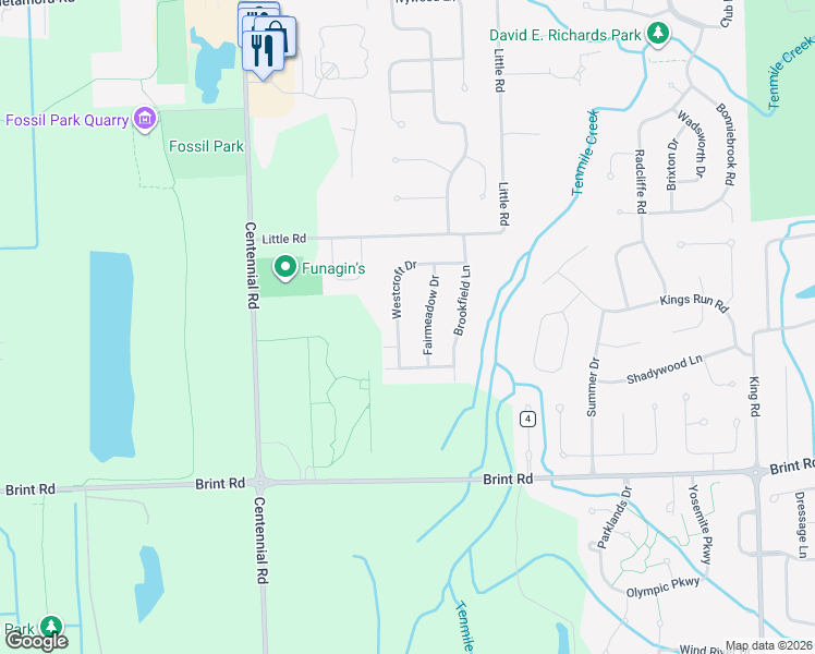 map of restaurants, bars, coffee shops, grocery stores, and more near 5244 Westcroft Drive in Sylvania