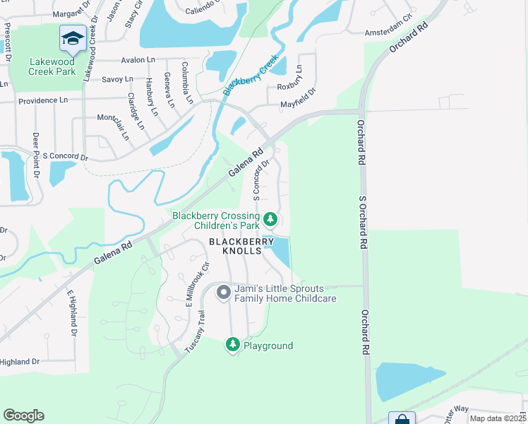 map of restaurants, bars, coffee shops, grocery stores, and more near 167 Concord Drive South in Oswego