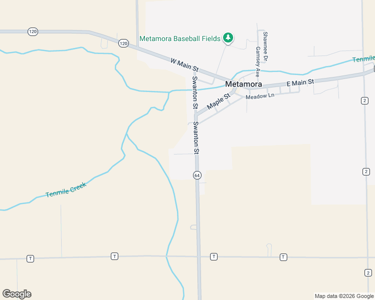 map of restaurants, bars, coffee shops, grocery stores, and more near 312 Harvest Dr in Metamora