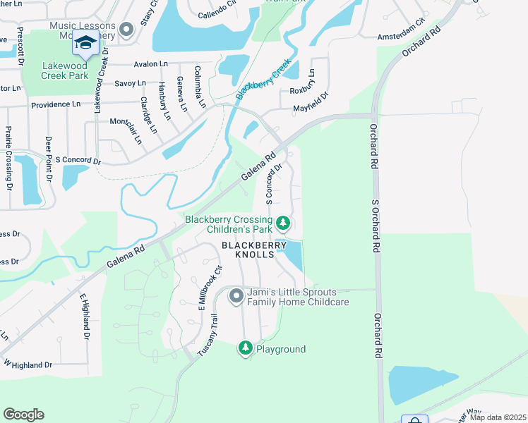 map of restaurants, bars, coffee shops, grocery stores, and more near 167 Concord Drive South in Oswego