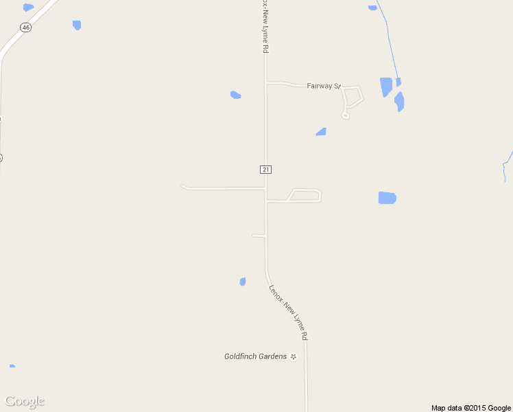 map of restaurants, bars, coffee shops, grocery stores, and more near 1601 Lenox-New Lyme Road in Jefferson