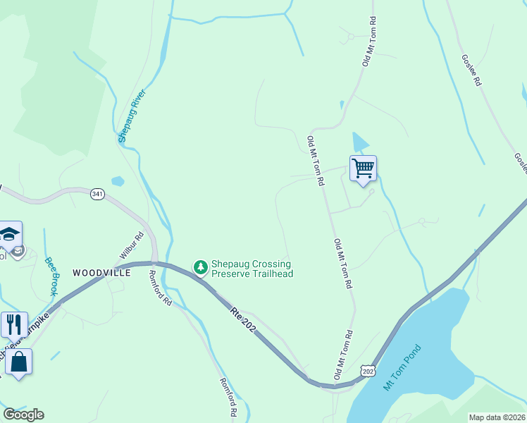 map of restaurants, bars, coffee shops, grocery stores, and more near Unnamed Road in Litchfield