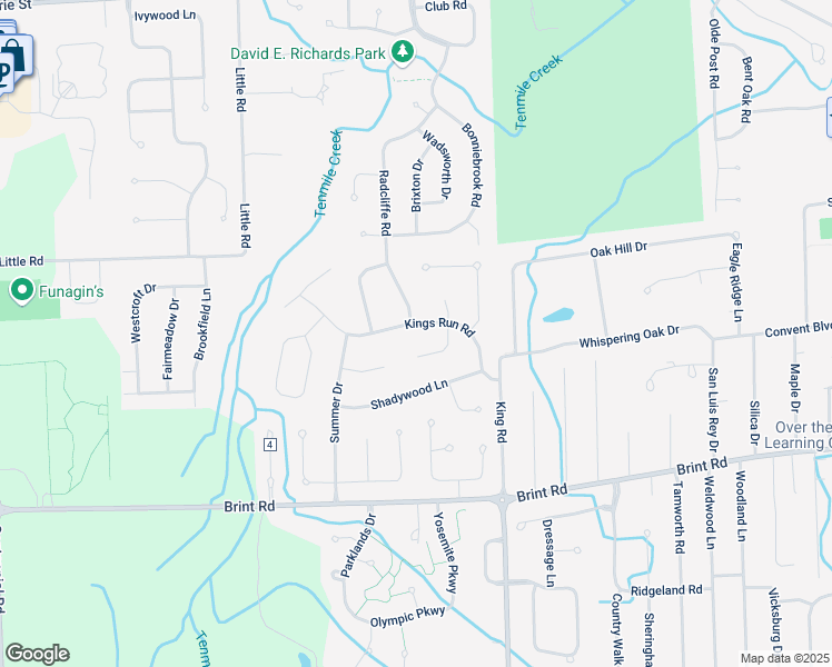 map of restaurants, bars, coffee shops, grocery stores, and more near 7621 Kings Run Rd in Sylvania