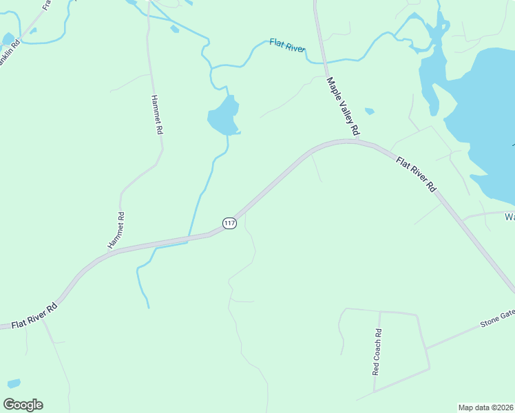 map of restaurants, bars, coffee shops, grocery stores, and more near 3550 Flat River Road in Coventry
