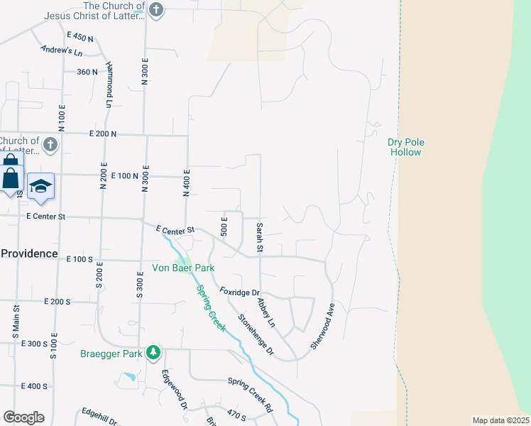 map of restaurants, bars, coffee shops, grocery stores, and more near 591 Vons Way Drive in Providence