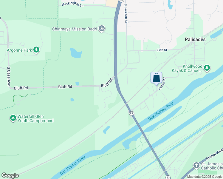 map of restaurants, bars, coffee shops, grocery stores, and more near 11S467 Rachael Court in Willowbrook