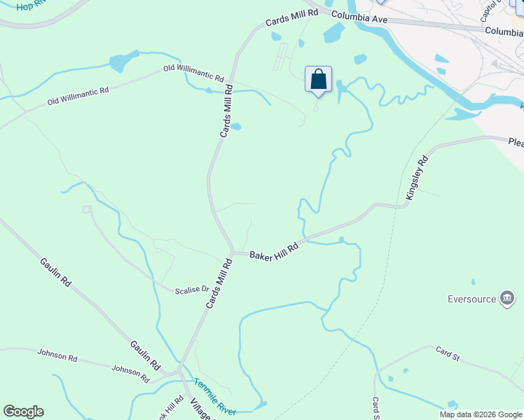 map of restaurants, bars, coffee shops, grocery stores, and more near 49 Cards Mill Road in Columbia