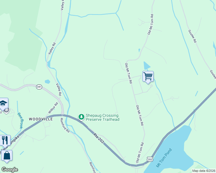 map of restaurants, bars, coffee shops, grocery stores, and more near 10 Gate Post Lane in Litchfield