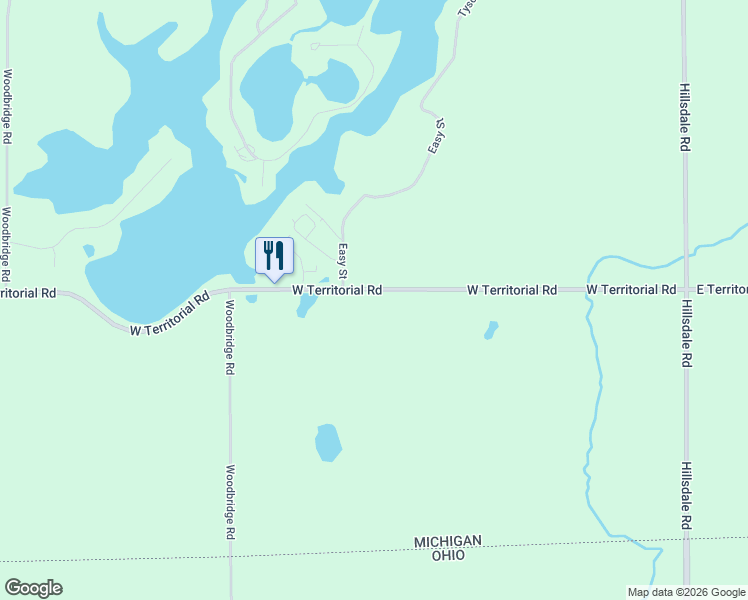 map of restaurants, bars, coffee shops, grocery stores, and more near 1671 West Territorial Road in Camden