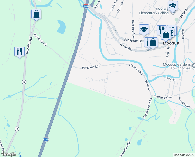 map of restaurants, bars, coffee shops, grocery stores, and more near 10 Simmons Avenue in Plainfield