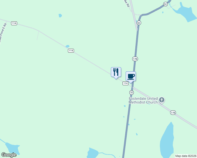 map of restaurants, bars, coffee shops, grocery stores, and more near 1114 County Road 114 in Cochecton