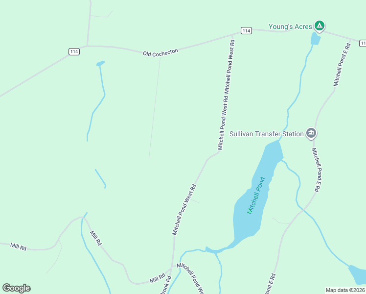 map of restaurants, bars, coffee shops, grocery stores, and more near 106 Mitchell Pond Road East in Cochecton