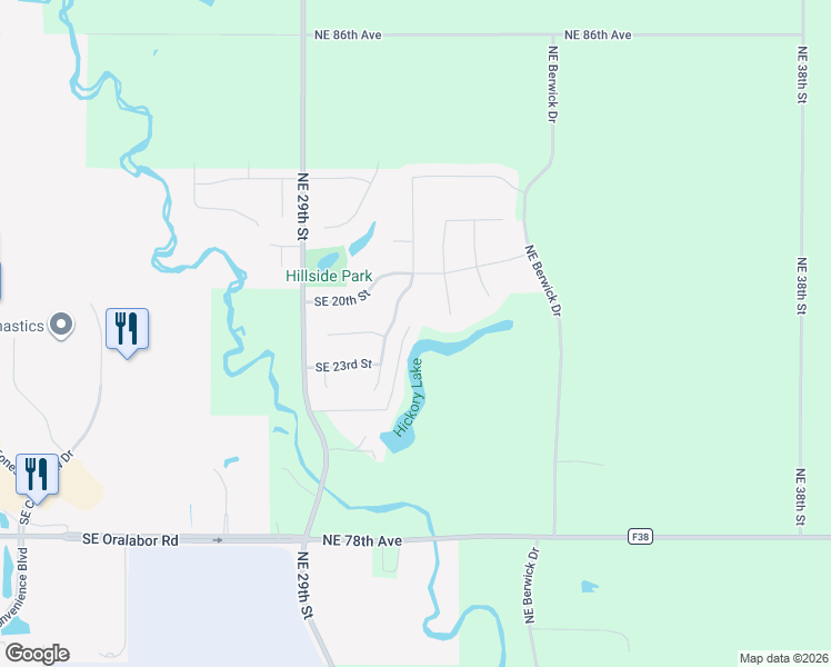 map of restaurants, bars, coffee shops, grocery stores, and more near 8131 Northeast 29th Street in Ankeny