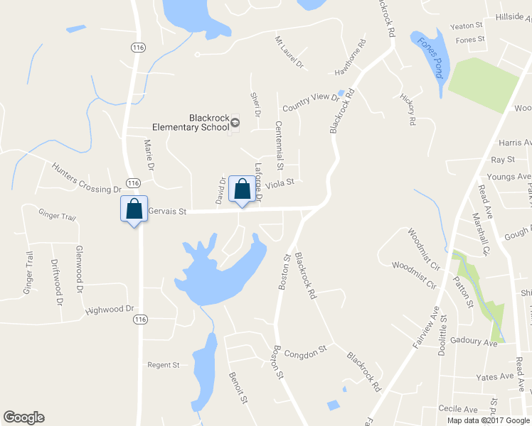 map of restaurants, bars, coffee shops, grocery stores, and more near 165 Gervais Street in Coventry