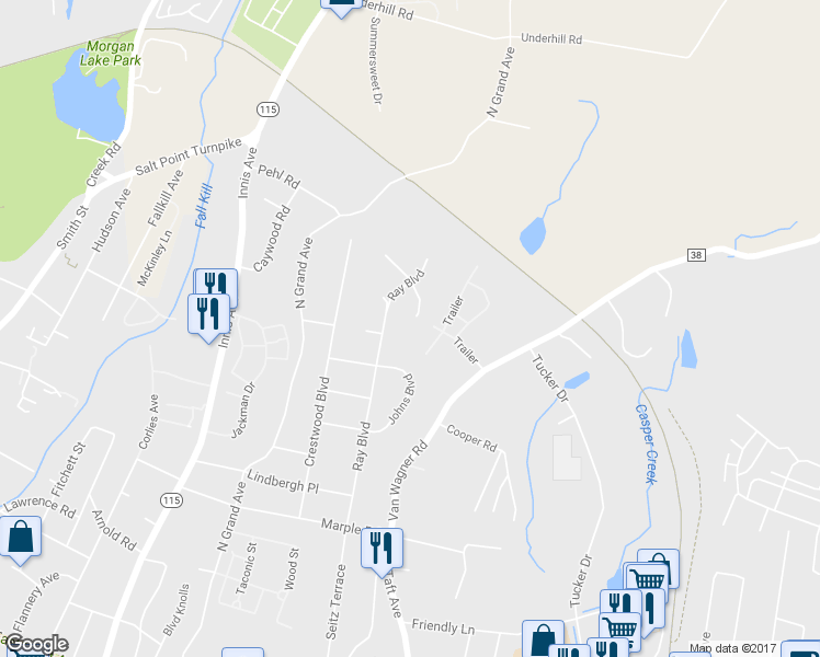 map of restaurants, bars, coffee shops, grocery stores, and more near 16 Jamil Court in Arlington