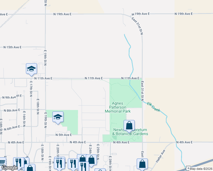 map of restaurants, bars, coffee shops, grocery stores, and more near in Newton