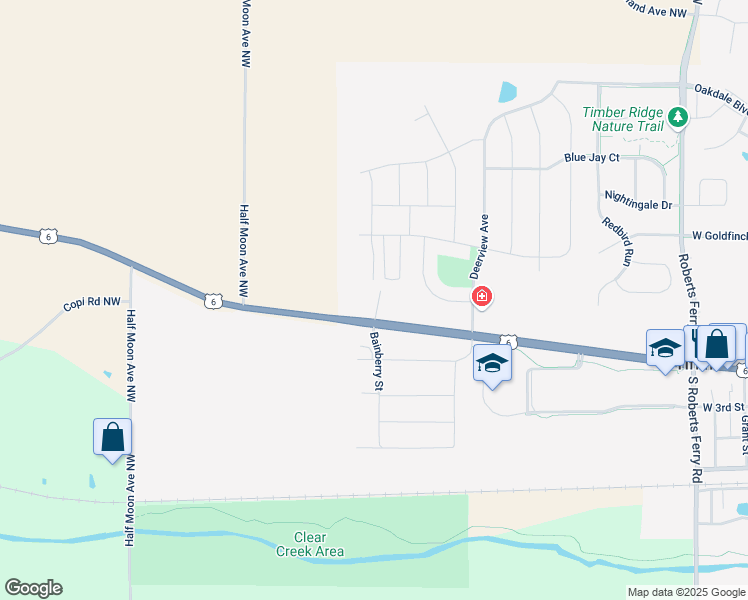map of restaurants, bars, coffee shops, grocery stores, and more near 976 West Marengo Road in Tiffin
