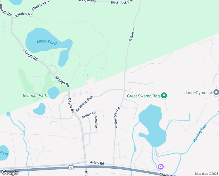 map of restaurants, bars, coffee shops, grocery stores, and more near 13 Squantum Path in Harwich
